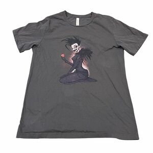 Death Note Female Ryuk Shirt Mens Size Large Gray